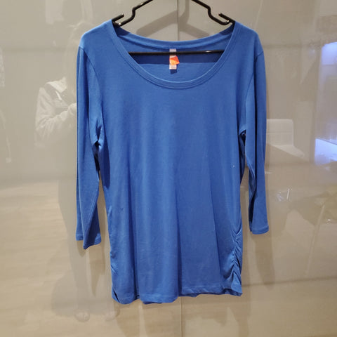 Chandail voici bleu mamche 3/4