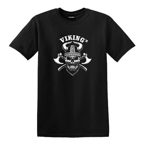 T-Shirt Vikingz Head Noir