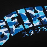 T-Shirt Seiha Studios Camo - Bleu