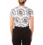 T-Shirt Court Headrush ‘Skull & Bolts’ Femme