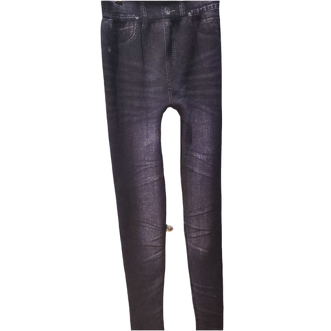 Legging style jeans noir
