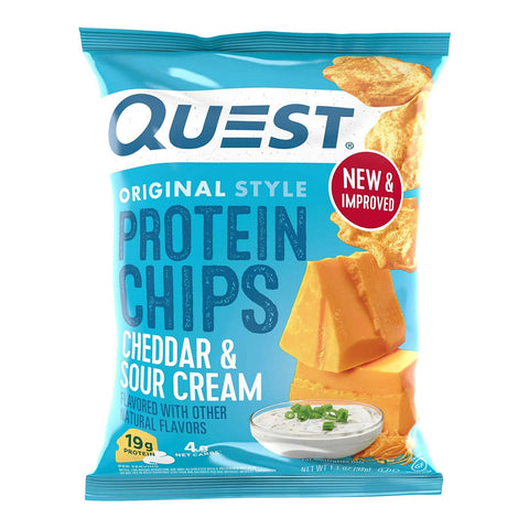 Quest Chips Protéinées Cheddar et Crème Sure