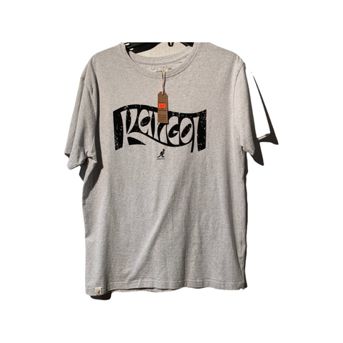 Tshirt kangol gris a motif