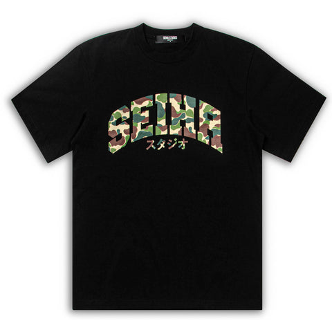 T-Shirt Seiha Studios Camo - Vert