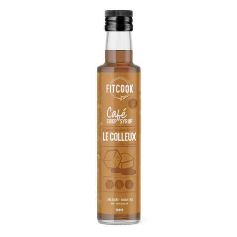 Fitcook Sirop à Café ‘Le Colleux’ Caramel et Fleur de Sel