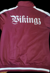 Veste Lv VIKINGZ bourgogne bande blanche  brodé blanc
