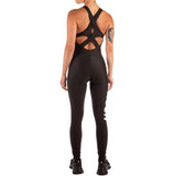 THE ONYX CROSS BACK JUMPSUIT