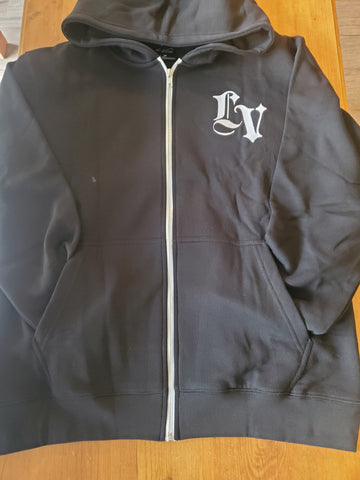 Veste Lv VIKINGZ  NOIR brodé blanc