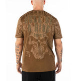 T-Shirt Headrush ‘Death Ride’ Brun Homme