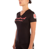 THE DEMISE V-NECK TEE BLACK