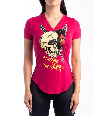 T-Shirt Headrush ‘The Slit Face’ Femme