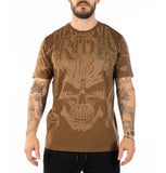T-Shirt Headrush ‘Death Ride’ Brun Homme