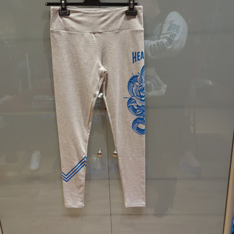 Legging headrush gris dessin bleu femme