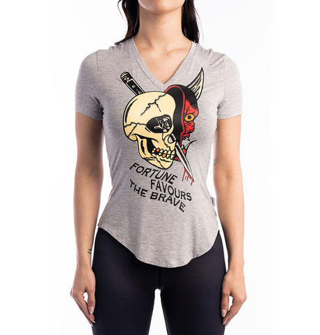 T-Shirt Headrush ‘The Slit Face’ Femme