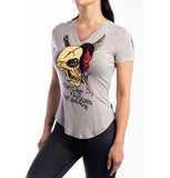 T-Shirt Headrush ‘The Slit Face’ Femme