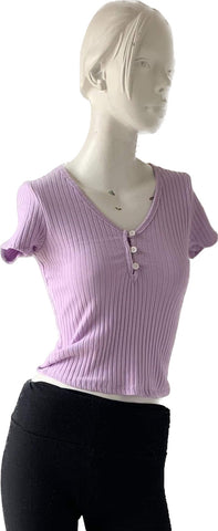 T shirt violet heart and hips